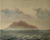 Unbekannt Insel im Meer Hans Möller 1934/36 Aquarell : Hans Möller, 1934/36, Aquarell, Reisen vor Kriegsausbruch, Unbekannt, Insel im Meer, Unbekannt, Kay Möller / Annelies Möller, Weitere Infos unter : http://www.maler-hans-moeller.de, mailto:info@maler-hans-moeller.de